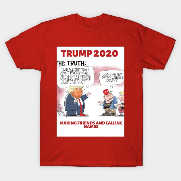 Trump making liberals cry T-Shirt by Death, Thievery & Politics 